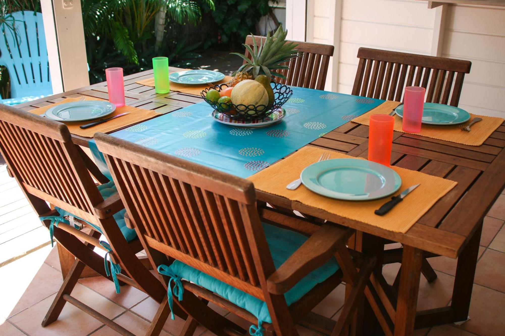 סן-פרנסואה Bungalow La Papaye Bleue Residence Acces Piscine & Plage מראה חיצוני תמונה